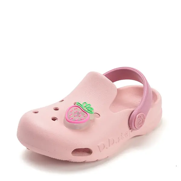 Papuci Cauciuc D.D Step roz cu capsunica_J109-61448-22/23_Pebebe