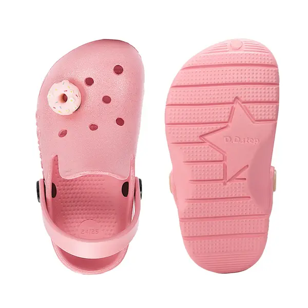 Papuci Cauciuc D.D Step roz sidef cu gogosica_J109-61467-22/23_Pebebe