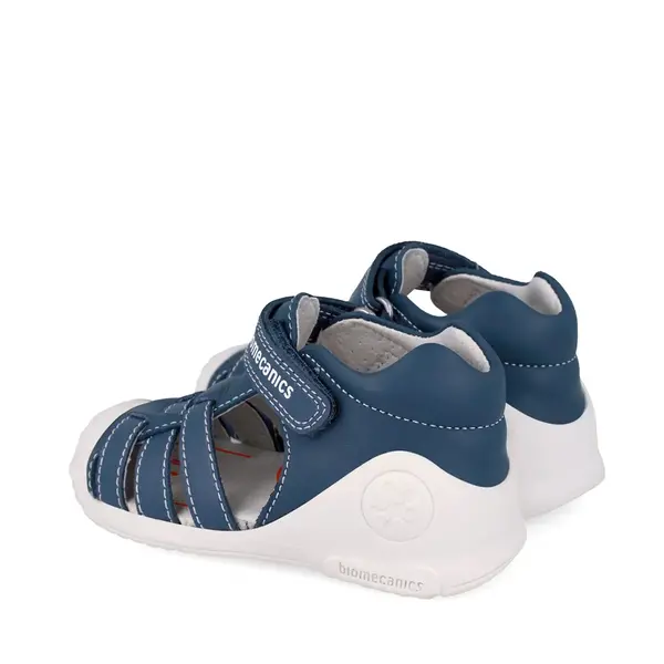 Sandale Biomecanics Biogateo pentru Fetițe, protecție pegete, bleumarin_262115-A556-18_Pebebe