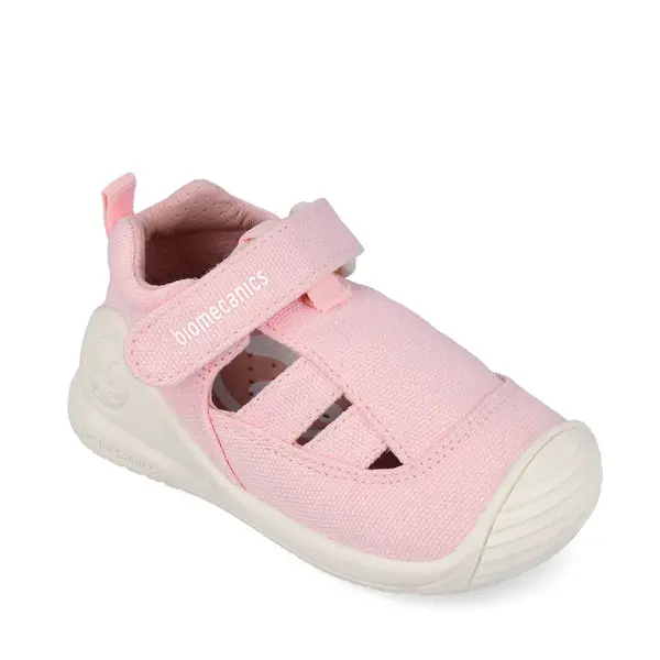 Sandale Biomecanics copii, Material Textil, Biogateo Canvas - Roz_262187-B032-19_Pebebe