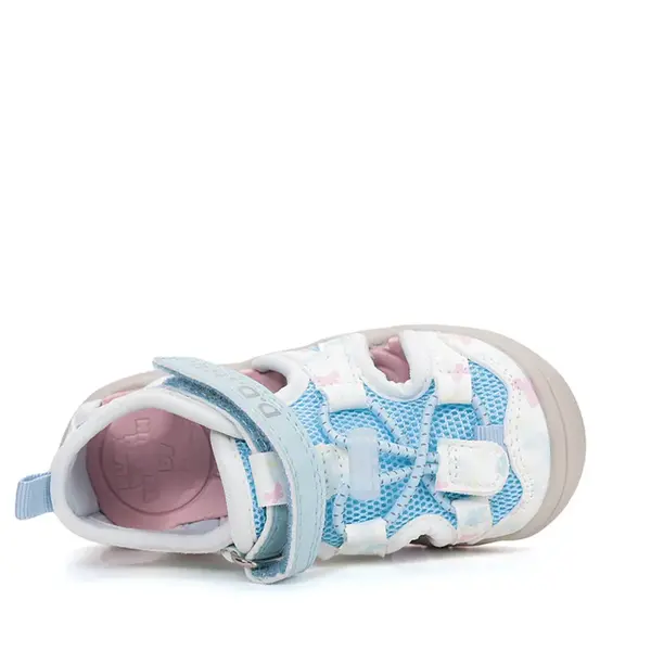 Sandale D.D Step baieti cu uscare rapidă, material textil, alb_G065-61146F-21_Pebebe