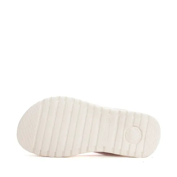 Sandale D.D Step fete, piele naturala, talpa felxibila, alb cu imprimeu_G055-61642L-32_Pebebe