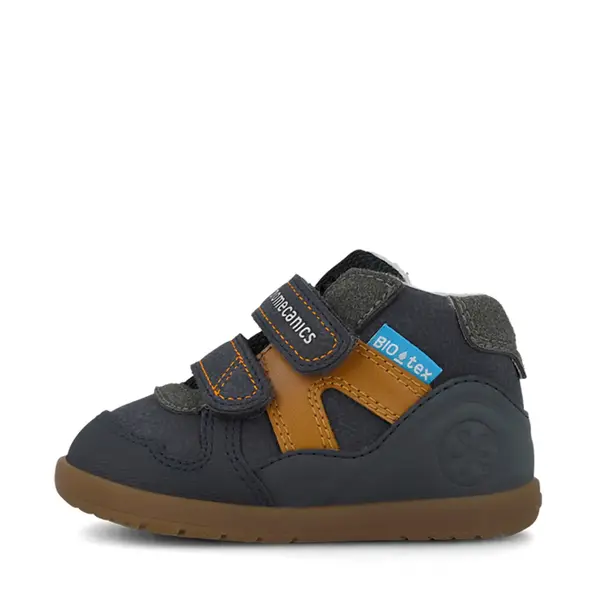 Ghete barefoot Biomecanics baieti, Wider, captuseala din lana, talpa flexibila, bleumarin_261152-A089FB-26_Pebebe