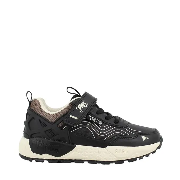 Pantofi Primigi baieti, Sneakers, material textil si alte materiale, negru_2456744-26_Pebebe