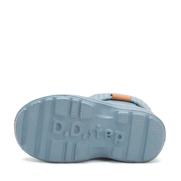 Cizme de ploaie pentru baieti, D.D.Step, albastru fume, din cauciuc cu interior textil detașabil, brant termic_SI106-52859-20/21_Pebebe