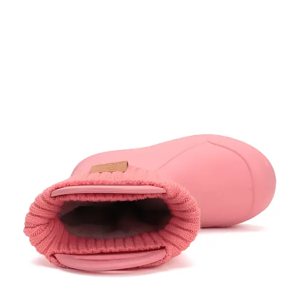 Cizme de ploaie pentru baieti,  D.D.Step, roz, din cauciuc cu interior textil detașabil, brant termic_SI106-52697-20/21_Pebebe