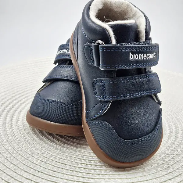 Ghete barefoot Biomecanics baieti, Wider, captuseala din lana, talpa flexibila, bleumarin_261153-A183FB-20_Pebebe