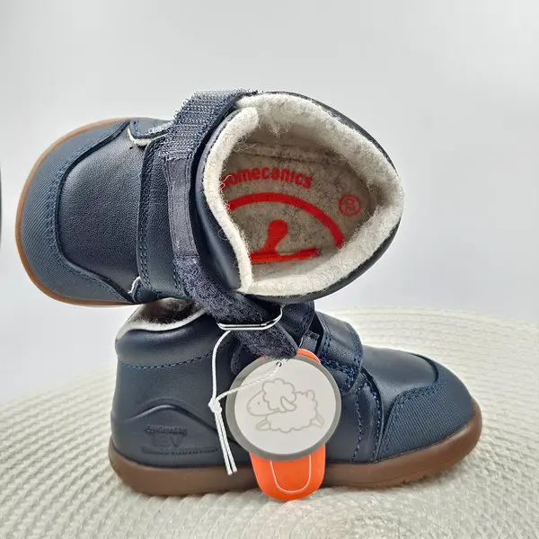 Ghete barefoot Biomecanics baieti, Wider, captuseala din lana, talpa flexibila, bleumarin_261153-A183FB-20_Pebebe