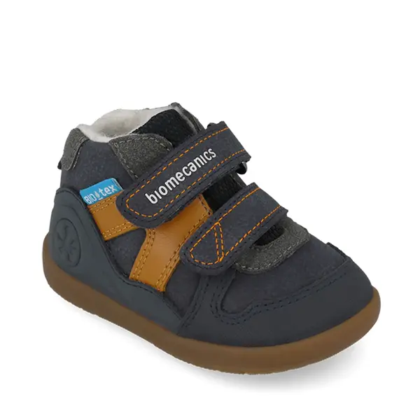 Ghete barefoot Biomecanics baieti, Wider, captuseala din lana, talpa flexibila, bleumarin_261152-A089FB-26_Pebebe