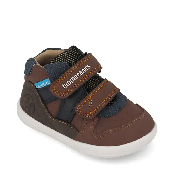 Ghete barefoot Biomecanics baieti, BIOtex, Wider, talpa flexibila, maro ciocolata_261152-B903-21_Pebebe