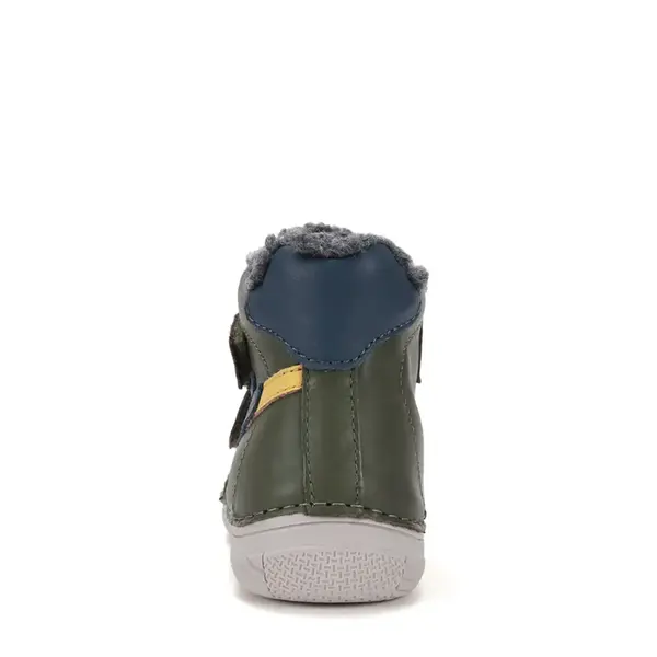 Ghete D.D Step baieti, piele naturala, imblanite, bleumarin olive_W082-62926-20_Pebebe
