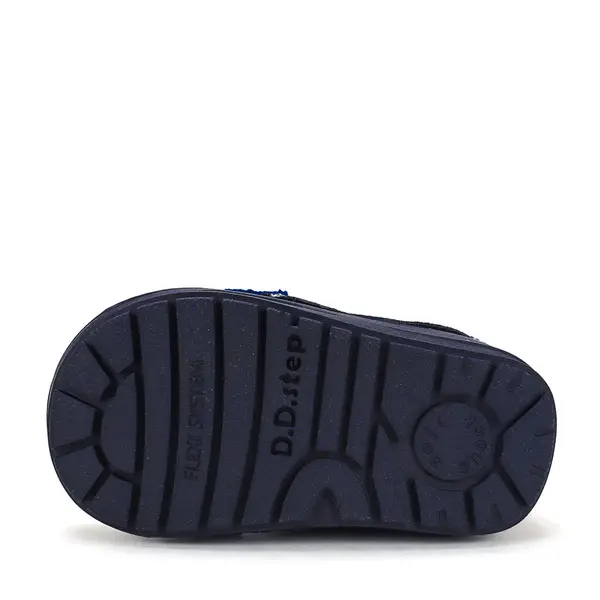Ghete D.D Step baieti, piele naturala, talpa flexibila, captuseala textila, bleumarin_A071-62646B-21_Pebebe