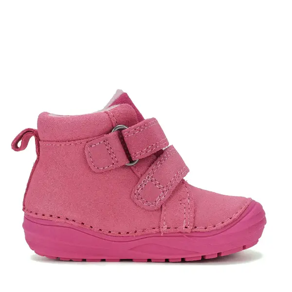 Ghete D.D Step fete, piele naturala, talpa flexibila, captuseala textila, fuchsia_A071-62882B-20_Pebebe