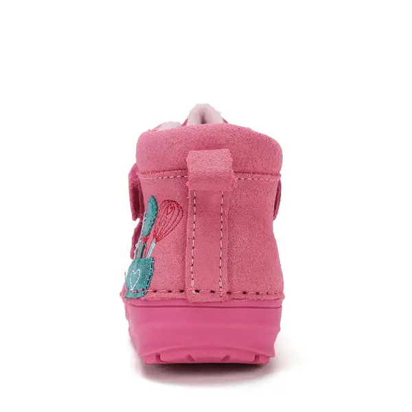 Ghete D.D Step fete, piele naturala, talpa flexibila, captuseala textila, fuchsia_A071-62882B-20_Pebebe