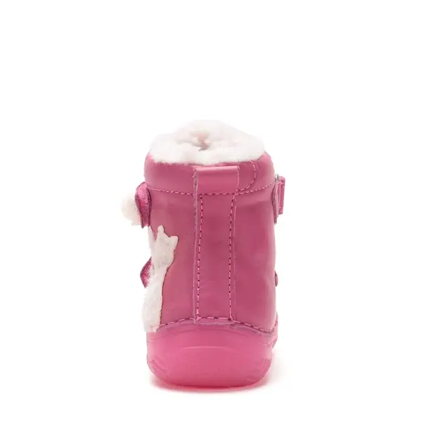 Ghete D.D Step fete, piele naturala, fluorescente, imblanite, fuchsia_W082-62935B-20_Pebebe