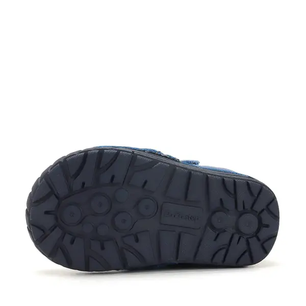 Ghete D.D.Step imblanite, baieti, piele naturala, talpa flexibila, albastru, model cu urs_W029-62556A-19_Pebebe