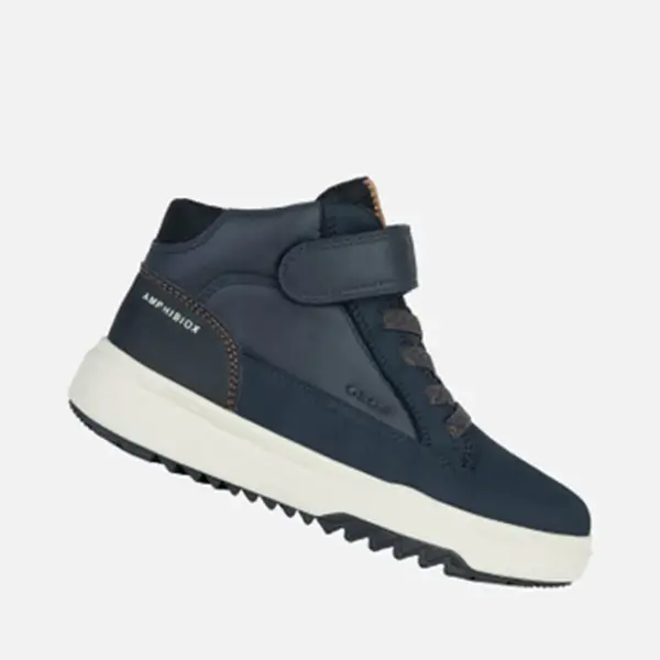Ghete impermeabile Geox baieti, Amphibiox, Bunshee, captuseala textila, bleumarin_J16FMA-0ME32-C0045-28_Pebebe
