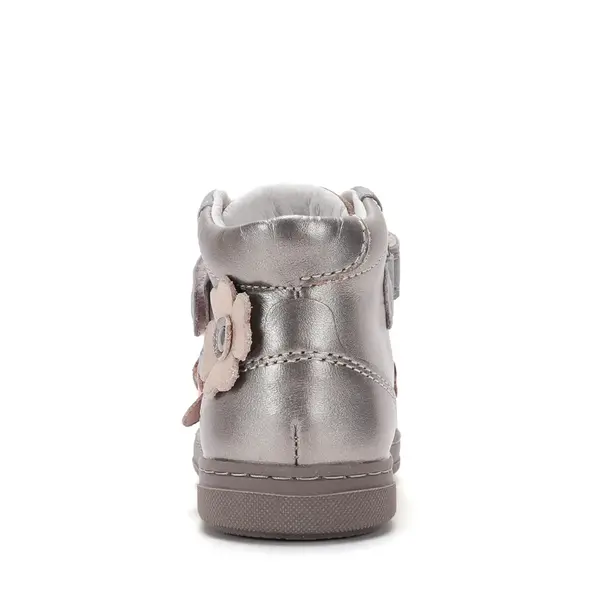 Ghete Ponte20 fete, piele naturala, supinatie 5 mm, sustinere calcai, culoare bronz, model cu flori_DA06-6-2892A-22_Pebebe