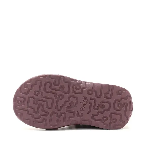 Ghete Ponte20 fete, piele naturala, supinatie 5 mm, sustinere calcai, culoare roz cu print_DA06-6-2507C-22_Pebebe