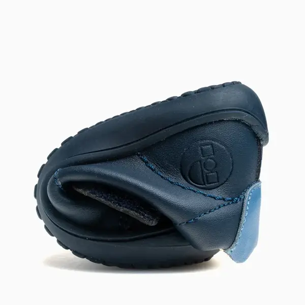 Pantofi primii pași baieti Pablosky, piele regenerată certificată, DUBAI, bleumarin_077020-19_Pebebe