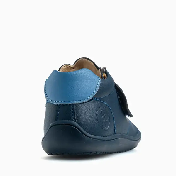 Pantofi primii pași baieti Pablosky, piele regenerată certificată, DUBAI, bleumarin_077020-19_Pebebe
