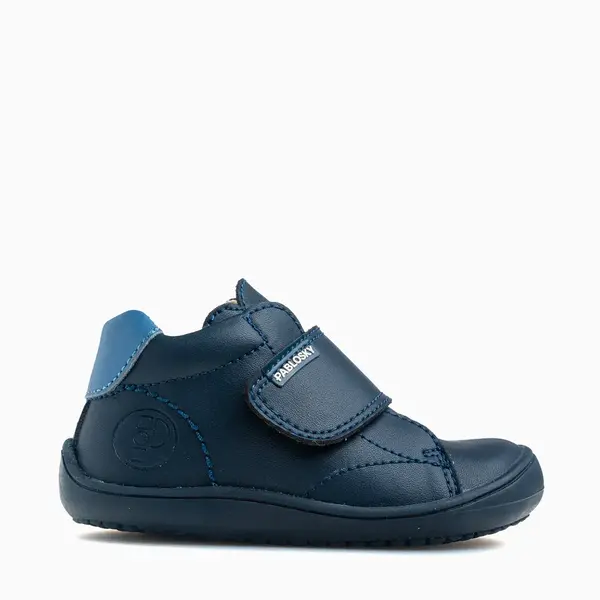 Pantofi primii pași baieti Pablosky, piele regenerată certificată, DUBAI, bleumarin_077020-19_Pebebe