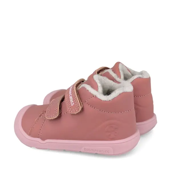 Pantofi barefoot Biomecanics fete, Wider Capsole, captuseala din lana, varf protector, roz_261140-G847FB-19_Pebebe