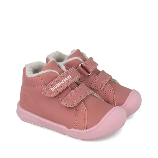 Pantofi barefoot Biomecanics fete, Wider Capsole, captuseala din lana, varf protector, roz_261140-G847FB-19_Pebebe
