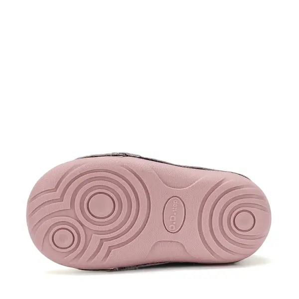 Pantofi D.D. Step fete, primii pasi, piele naturala, talpa flexibila, gri, model cu bufnita_S015-62450-19_Pebebe