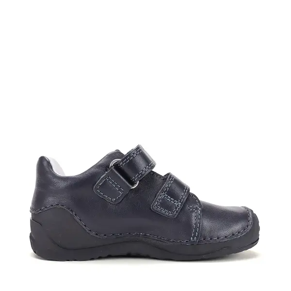 Pantofi din piele naturala cu supinatie pentru Baieti, Ponte20, bleumarin_DA03-6-2154-23_Pebebe