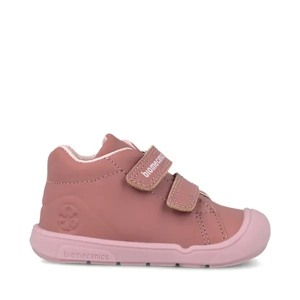 Pantofi fete Biomecanics Barefoot, varf protector, piele naturala, roz_261140-G847-24_Pebebe