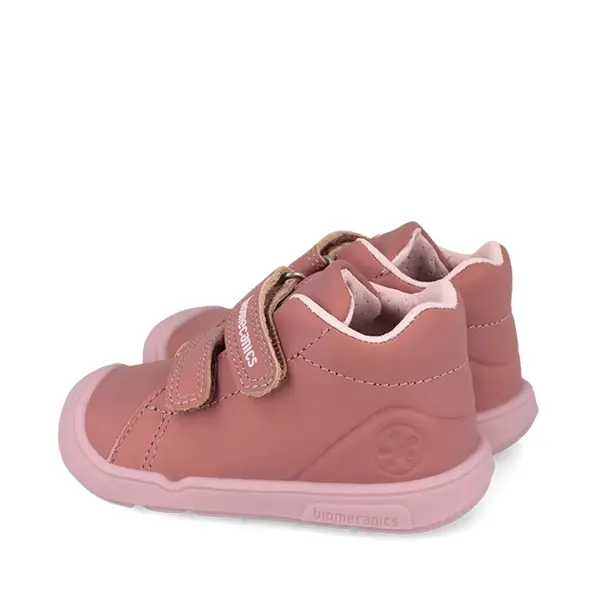 Pantofi fete Biomecanics Barefoot, varf protector, piele naturala, roz_261140-G847-24_Pebebe