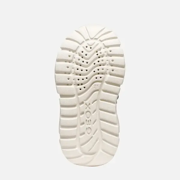 Pantofi Geox baieti, piele naturala, brant antibacterian, Geox Respira, Ciufciuf, maro, bej_B455RB-0FU22-C5GF4-20_Pebebe