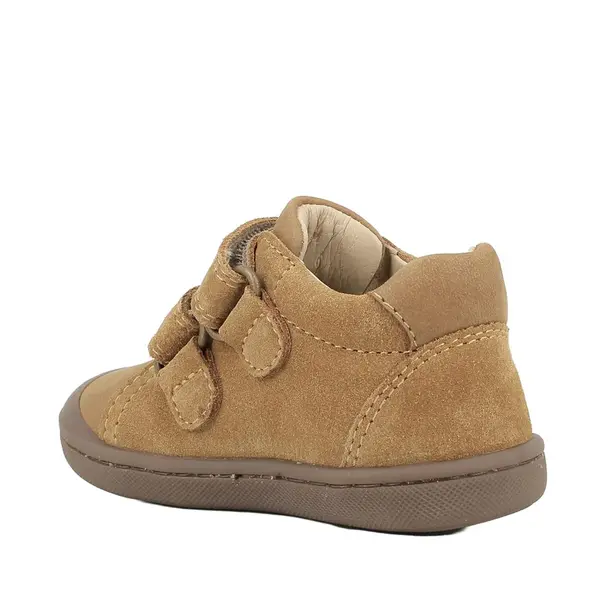 Pantofi Primigi baieti, primii pasi, piele naturala, talpa flexibila, varf protector, maro_2400011-20_Pebebe