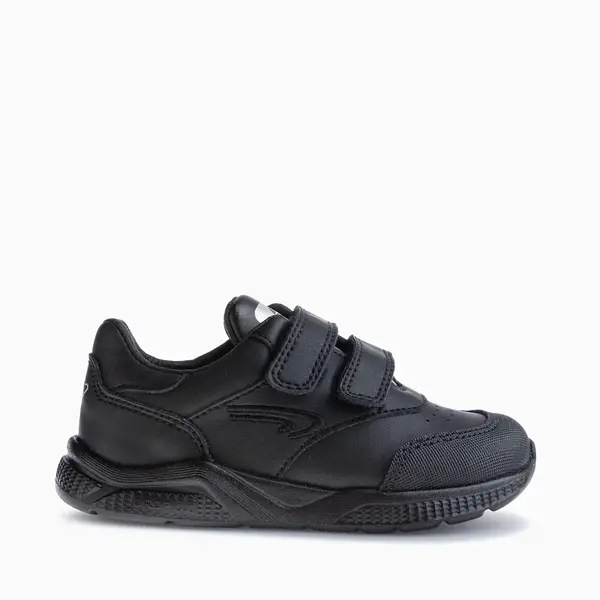 Pantofi primii pași copii Pablosky, piele regenerată certificată, SATURN, negru_204110-27_Pebebe