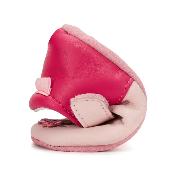 Pantofi primii pasi, interior, piele naturala, roz deschis, puisor, D.D. Step_K1596-62101-18/19_Pebebe