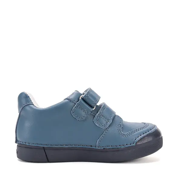 Pantofi sport baieti, piele naturala, luminite, bleumarin, D.D. Step_S068-62272AM-25_Pebebe