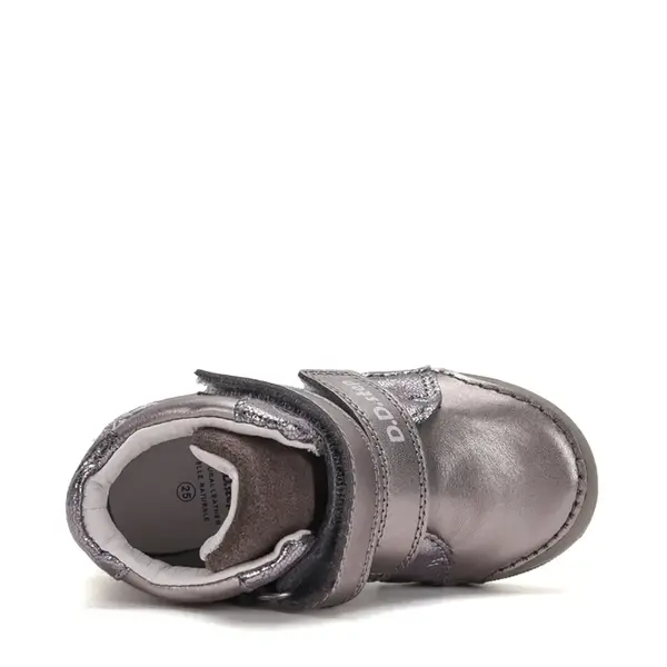 Ghete D.D.Step fete cu LED, talpa flexibila, piele naturala, captuseala piele, cupru, model cu unicorn_A068-62147AM-25_Pebebe