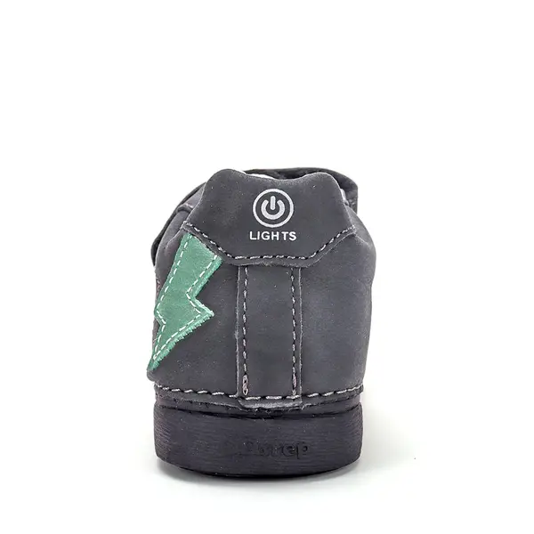 Pantofi sport baieti, piele naturala, luminite, negru, D.D. Step_S068-62272M-26_Pebebe