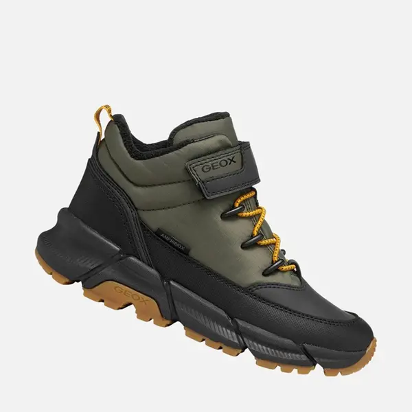 Ghete Geox copii, impermeabili, Military, Flexyper PLUS, Tehnologia Amphibiox™_J66LCA-0FUME-C3009-28_Pebebe