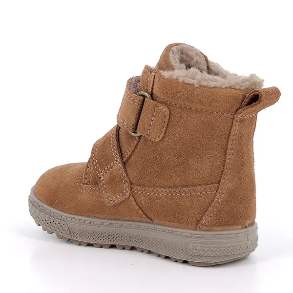 Ghete Primigi baieti, imblanite, Gore-Tex, piele naturala, doua scaiuri, maro_2352900-19_Pebebe