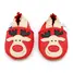 Pantofi din piele moale cu renul Rudolph- BSGS001-0-6-Dotty Fish