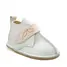 Ghete barefoot copii, piele naturala, talpa flexibila, alb cu roz- RO-104-3-23-By Pebebe