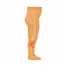 Dresuri copii bumbac crosetat cu funda, peach, Condor - Dresuri