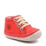 Pantofi Sonistreet, piele naturala si material textil, talpa flexibila, rosu, Kickers- 928060-10-4-25-Kickers