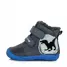 Ghete Barefoot, piele naturala, captusite, bleumarin, dinozaur, D.D.Step - W070-327-20-D.D. Step