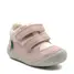 Pantofi Sostankro, piele naturala si material textil, talpa flexibila, roz deschis, Kickers- 894561-10-131-25-Kickers