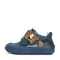 Pantofi din piele naturala, baieti, barefoot, albastru, tigru, D.D.Step- S073-41369-25-D.D. Step