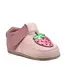 Pantofi barefoot copii, piele naturala, talpa flexibila, roz prafuit, Capsuna- RO-16-17-22-By Pebebe