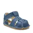 Sandale barefoot, piele naturala, talpa flexibila, albastru, Ryan- ARI-101-3-17-Ariana Baby Shoes